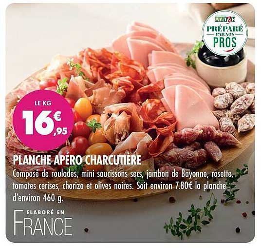 PLANCHE APÉRO CHARCUTIERE