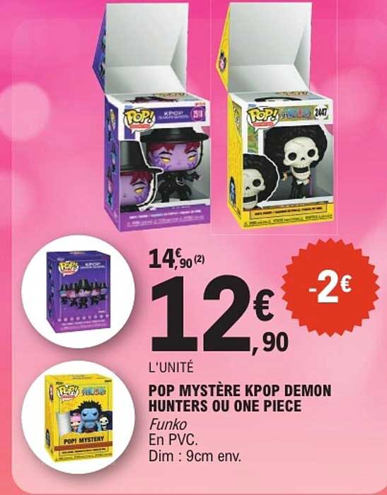 POP MYSTERE KPOP DEMON HUNTERS OU ONE PIECE