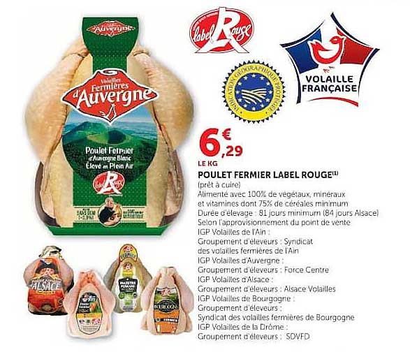 POULET FERMIER LABEL ROUGE®