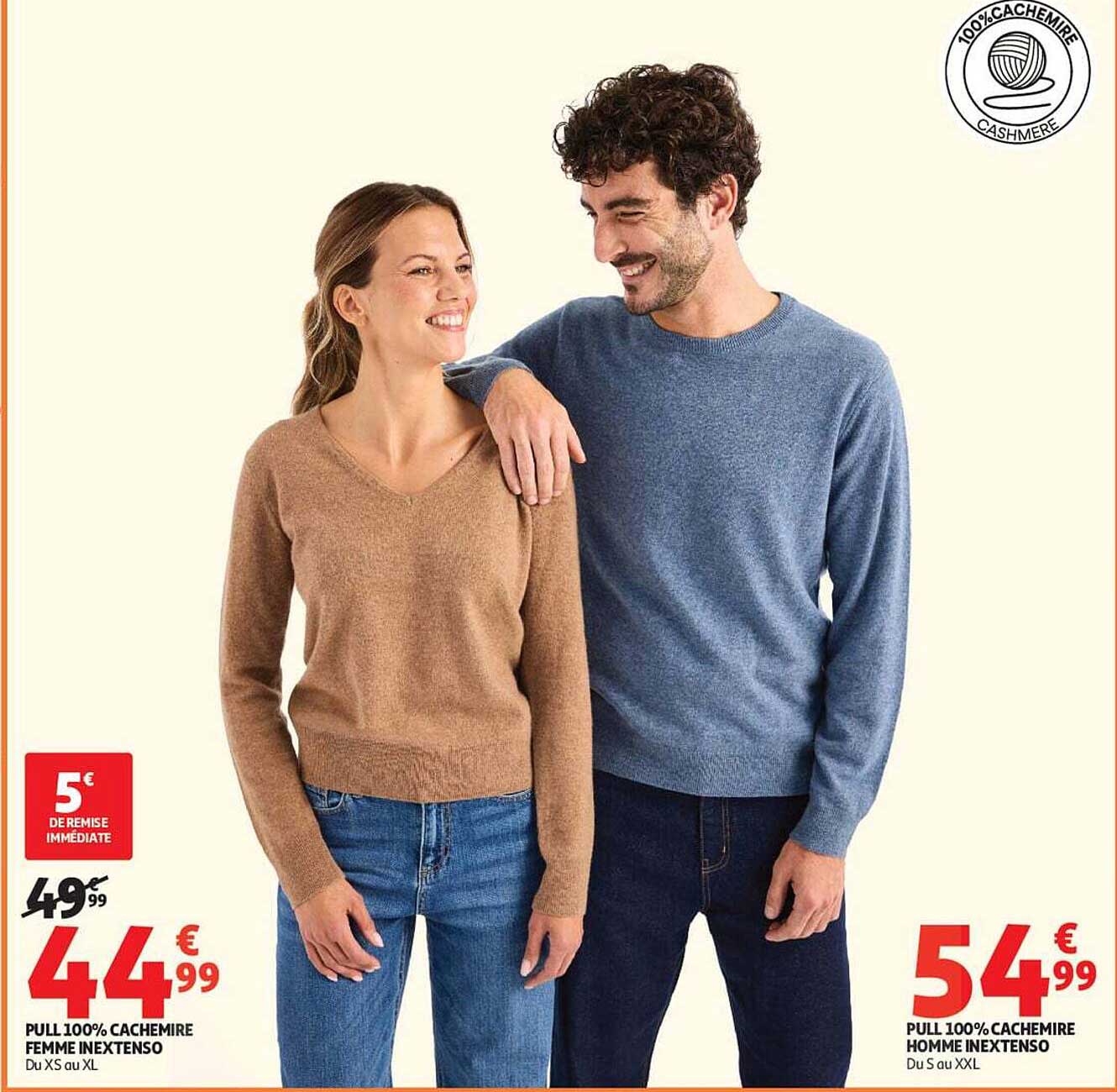 PULL 100% CACHEMIRE FEMME INEXTENSO