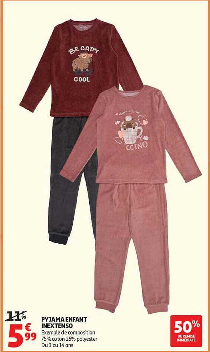 PYJAMA ENFANT INEXTENSO