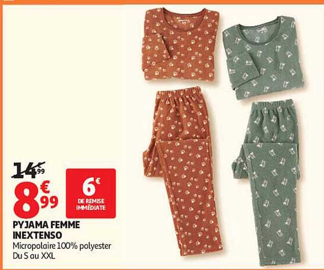 PYJAMA FEMME INEXTENSO