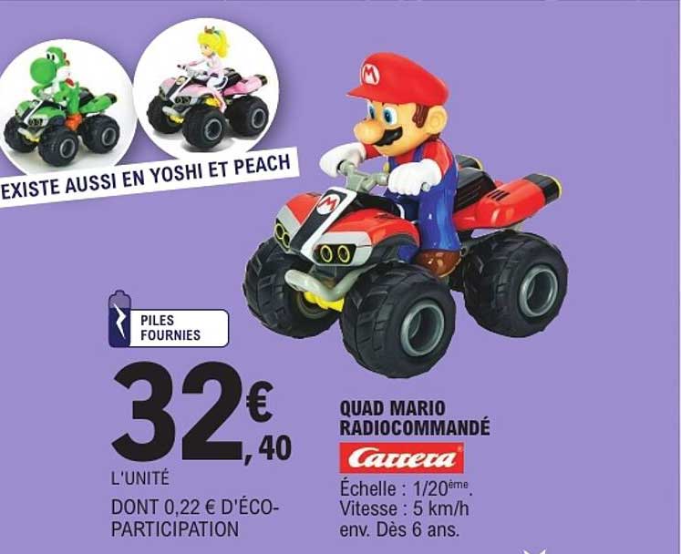QUAD MARIO RADIOCOMMANDÉ