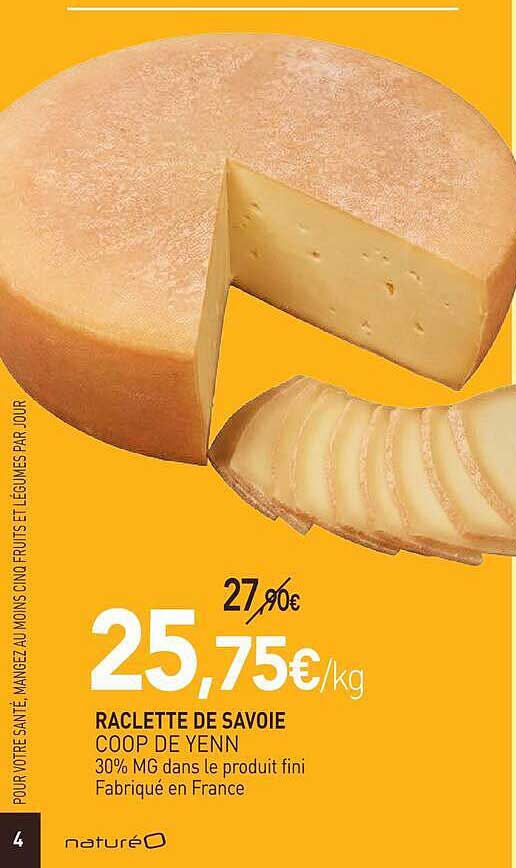 RACLETTE DE SAVOIE COOP DE YENN