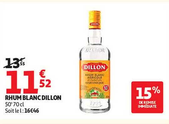 RHUM BLANC DILLON