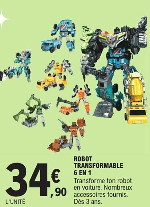 ROBOT TRANSFORMABLE 6 EN 1