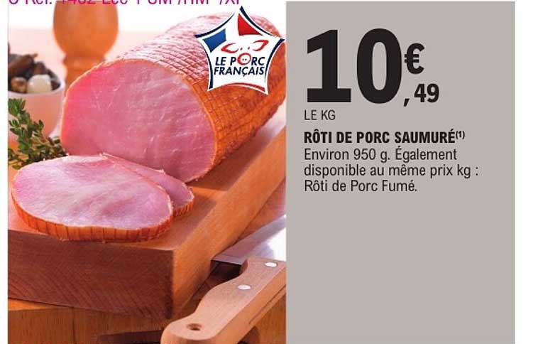 RÔTI DE PORC SAUMURÉ