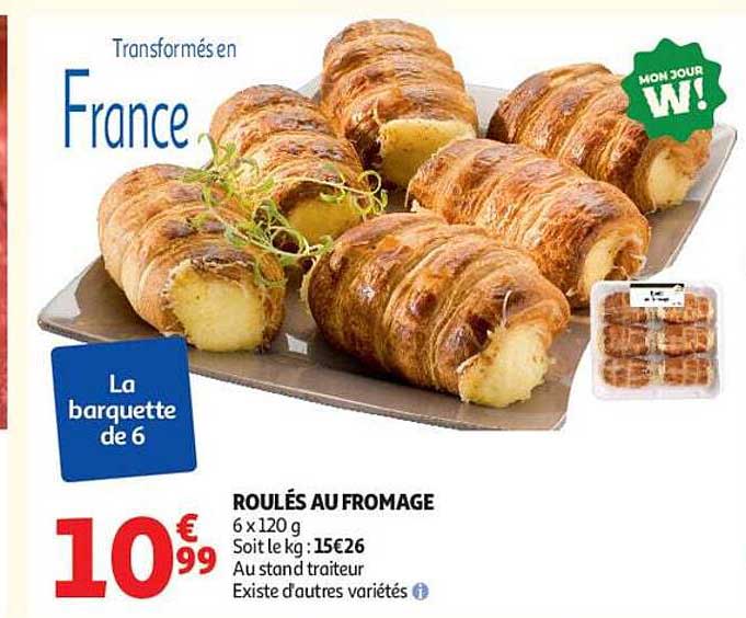 ROULÉS AU FROMAGE