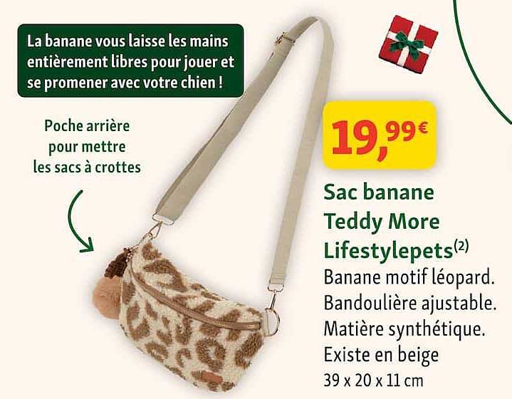 Sac banane Teddy More Lifestylepets(2)