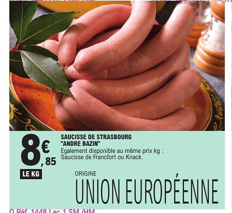 SAUCISSE DE STRASBOURG "ANDRE BAZIN"