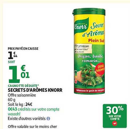 SECRETS D'ARÔMES KNORR