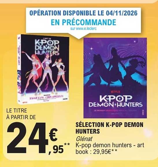 SÉLECTION K-POP DEMON HUNTERS