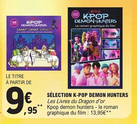 SÉLECTION K-POP DEMON HUNTERS