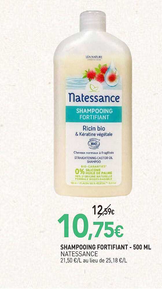 SHAMPOOING FORTIFIANT - 500 ML NATESSANCE
