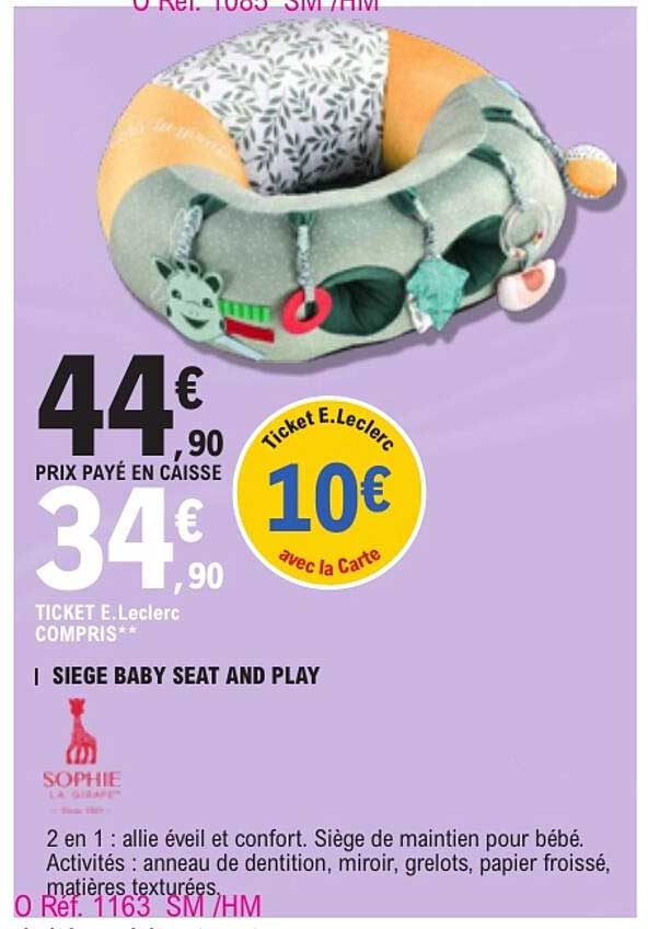 SIEGE BABY SEAT AND PLAY