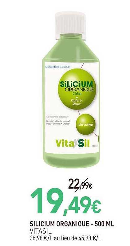 SILICIUM ORGANIQUE - 500 ML VITASIL
