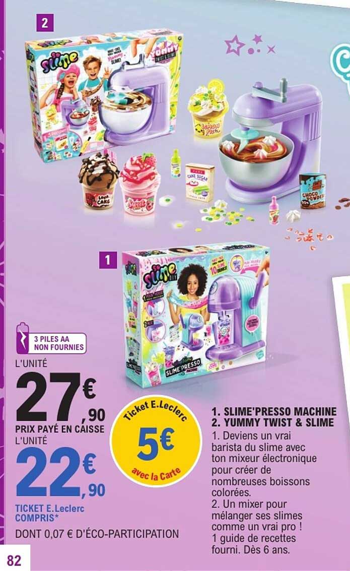 SLIME'PRESSO MACHINE