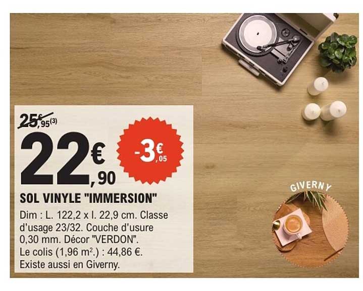 SOL VINYLE "IMMERSION"
