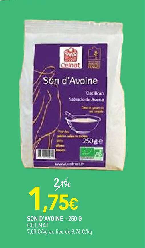 SON D'AVOINE - 250 G CELNAT