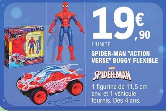 SPIDER-MAN "ACTION VERSE" BUGGY FLEXIBLE
