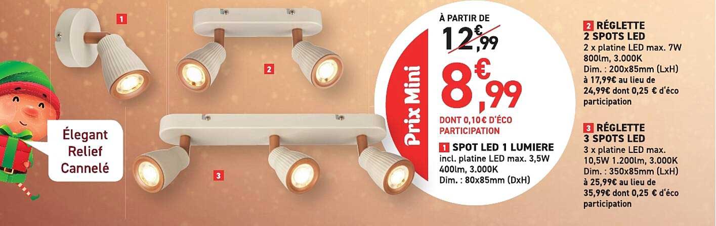 SPOT LED 1 LUMIERE