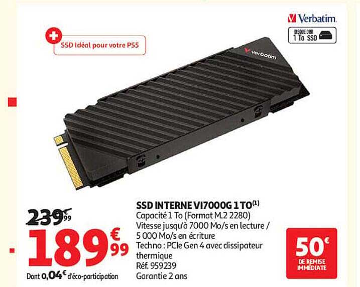SSD INTERNE VI7000G 1 TO
