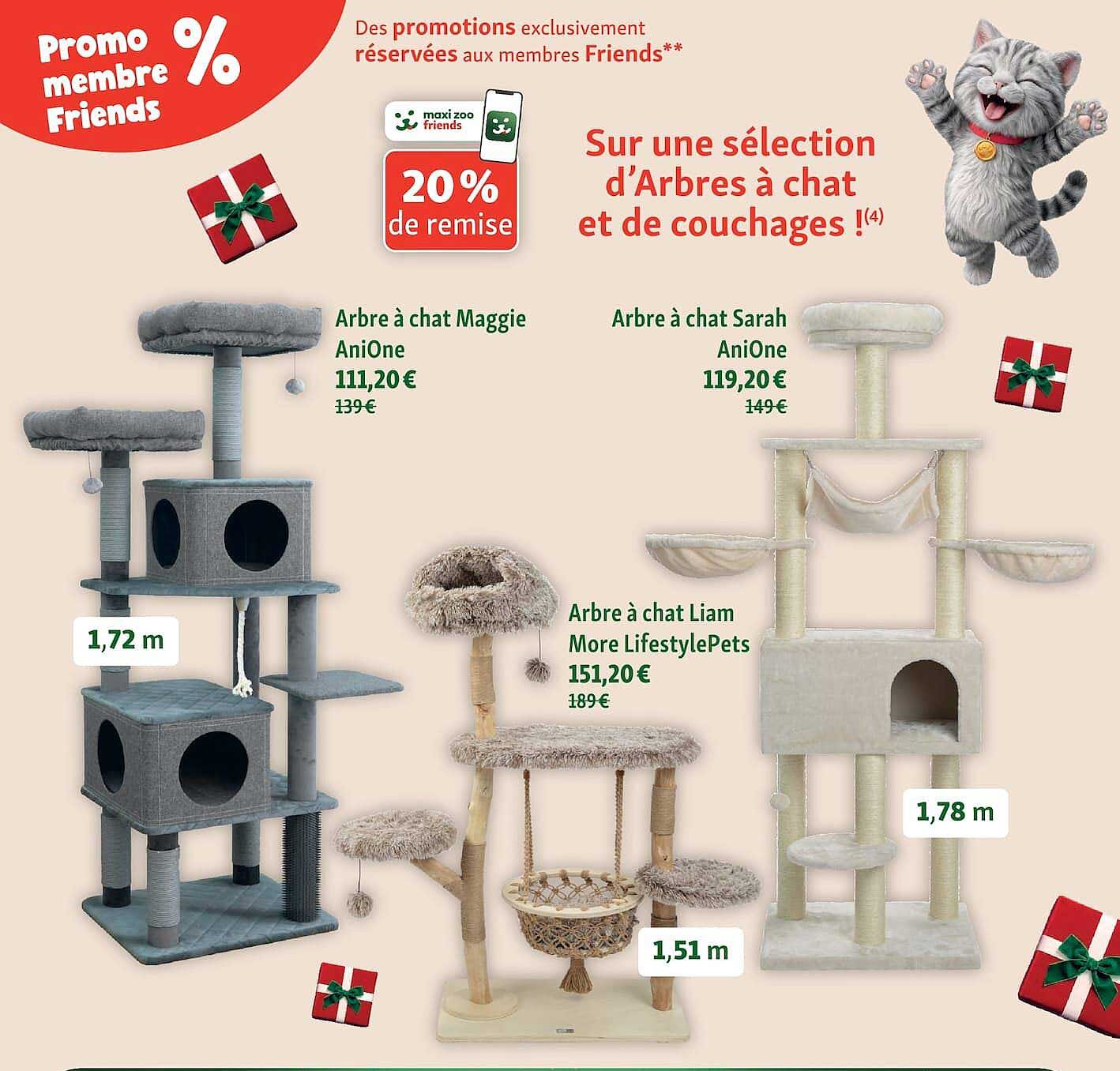 Sur une sélection d’Arbres à chat et de couchages !