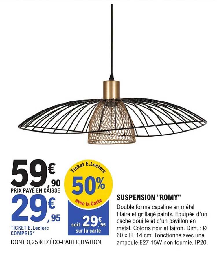 SUSPENSION "ROMY"