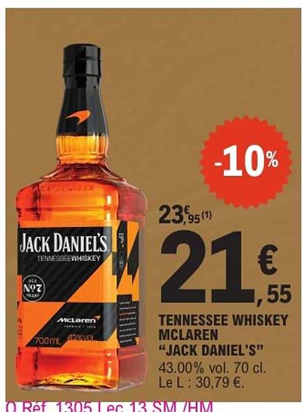 Tennessee Whiskey Mclaren “Jack Daniel's”