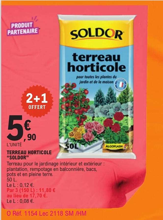 TERREAU HORTICOLE “SOLDOR”