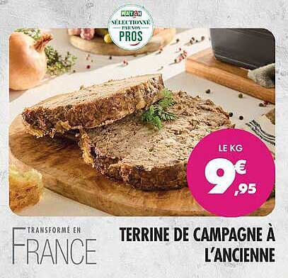 TERRINE DE CAMPAGNE À L'ANCIENNE