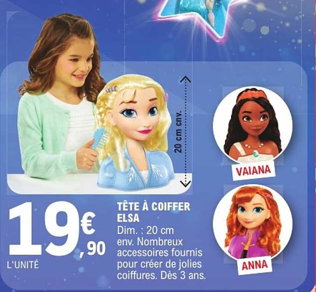 TÊTE À COIFFER ELSA