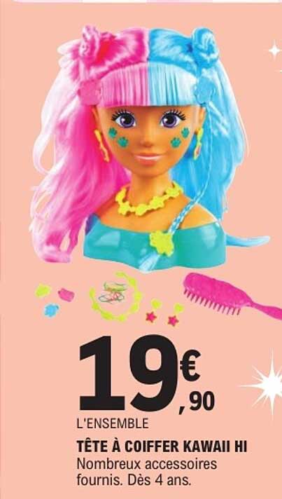 TÊTE À COIFFER KAWAII HI