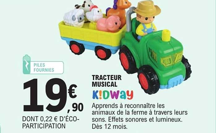 TRACTEUR MUSICAL Kidway