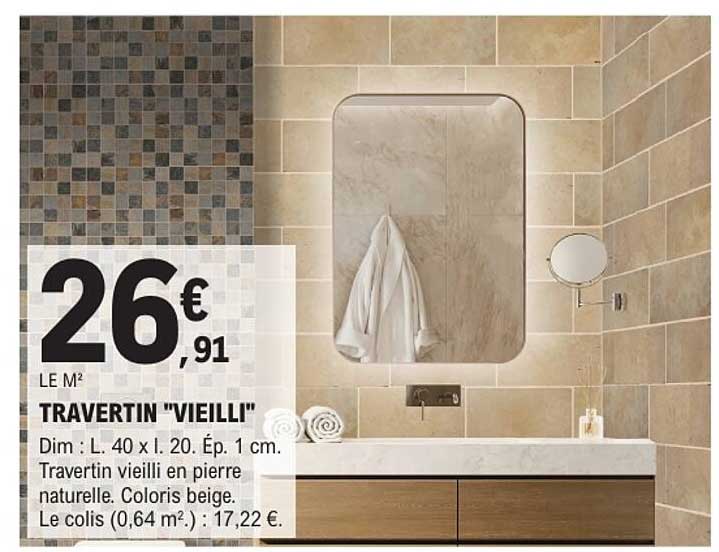 TRAVERTIN "VIEILLI"