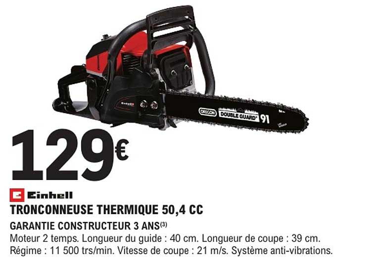 TRONCONNEUSE THERMIQUE 50,4 CC