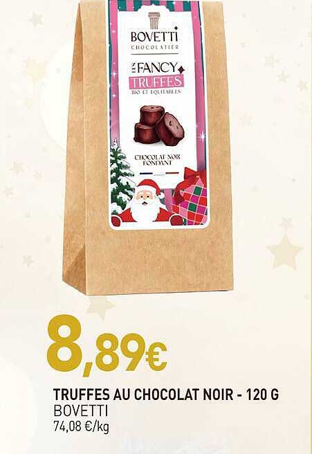 TRUFFES AU CHOCOLAT NOIR - 120 G
