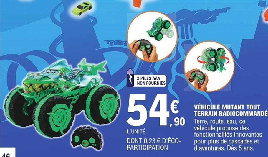 VÉHICULE MUTANT TOUT TERRAIN RADIOCOMMANDÉ
