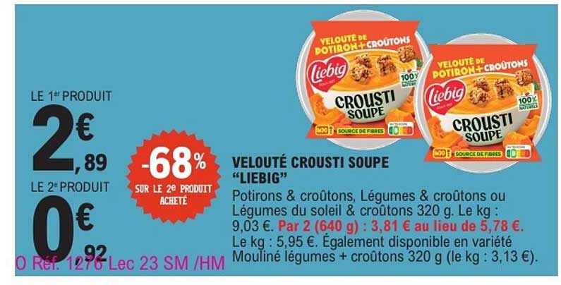 VELOUTÉ CROUSTI SOUPE “LIEBIG”
