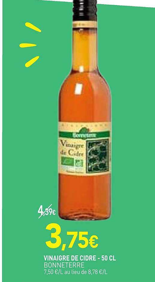 VINAIGRE DE CIDRE - 50 CL BONNETERRE