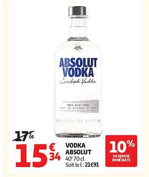 VODKA ABSOLUT 40° 70cl
