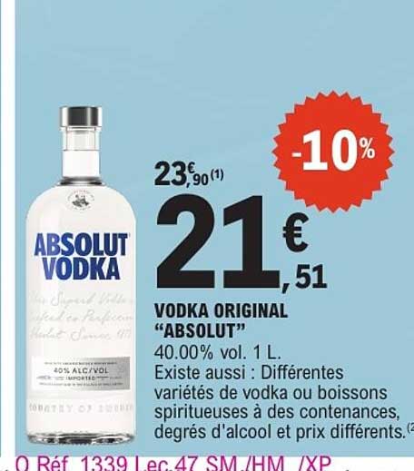VODKA ORIGINAL “ABSOLUT”