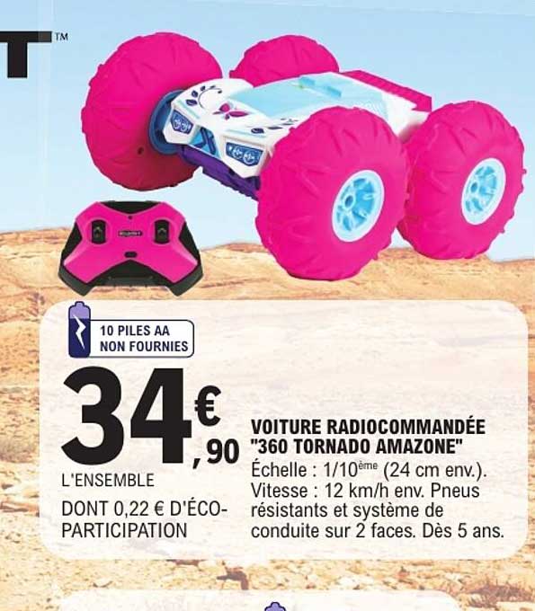 VOITURE RADIOCOMMANDÉE "360 TORNADO AMAZONE"