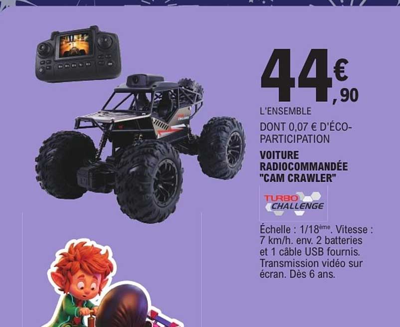 VOITURE RADIOCOMMANDÉE "CAM CRAWLER"