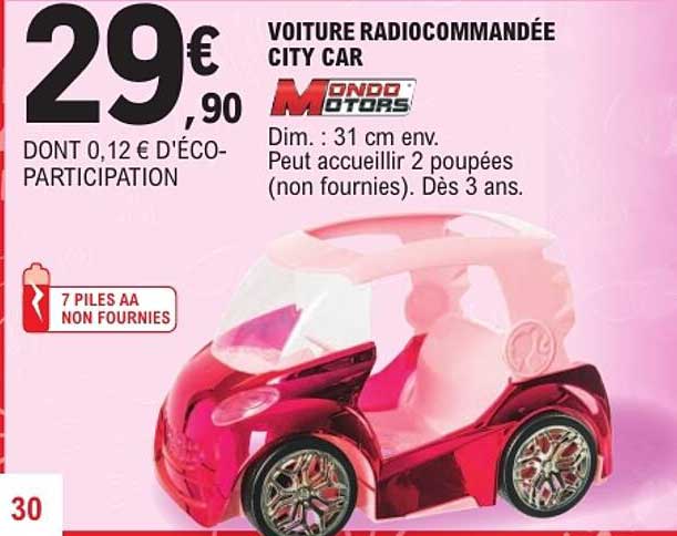 VOITURE RADIOCOMMANDÉE CITY CAR