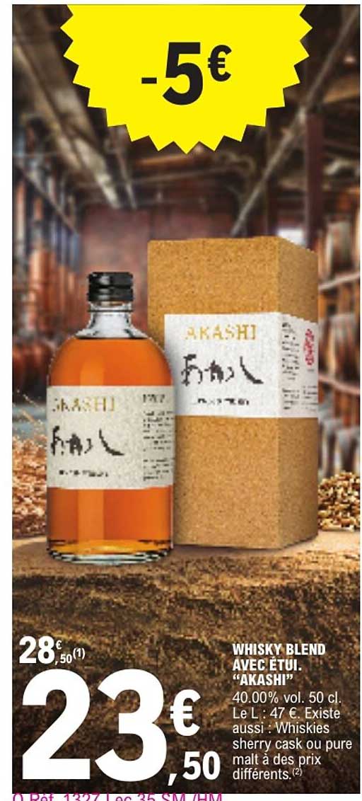 WHISKY BLEND AVEC ÉTUI. “AKASHI”