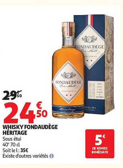WHISKY FONDAUDÈGE HÉRITAGE