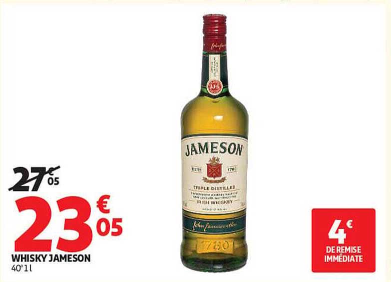 WHISKY JAMESON 40° 1L