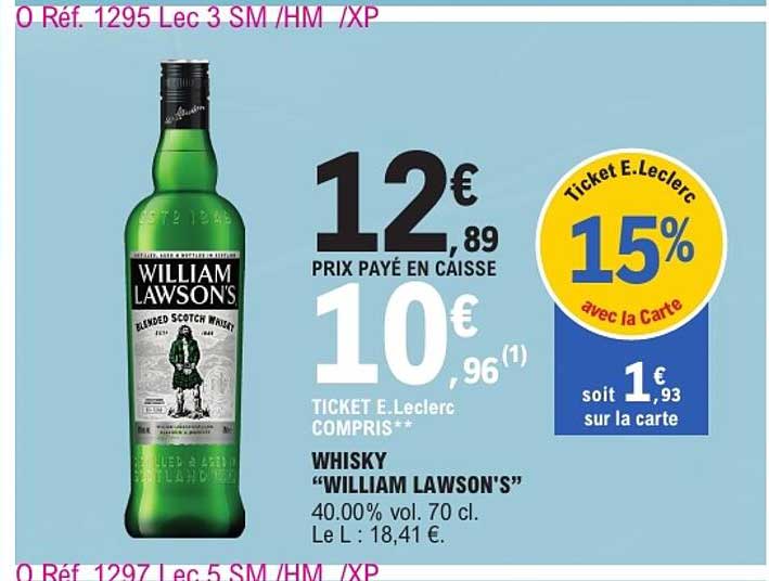 WHISKY “WILLIAM LAWSON’S”