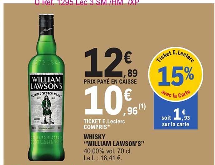 WHISKY “WILLIAM LAWSON’S”